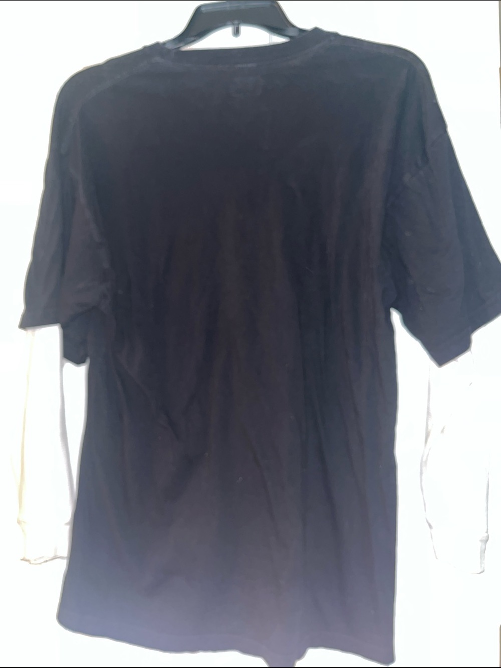 The Beatles Black Tee with White Layered Sleeves - Picture 5 of 5